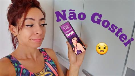 Usei Tonalizante Yam Fashion Color Purple E N O Gostei Do Resultado