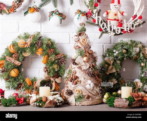 Christmas fair decor Stock Photo - Alamy