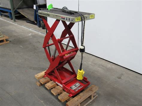 Southworth LS05 30 500LB Cap Hydraulic Scissor Lift Table 12 X24 6