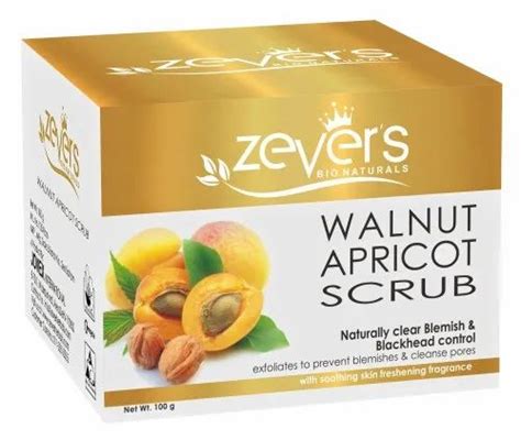 Zevers Walnut Apricot Face Scrub Packaging Size 100gm At Rs 135 Box