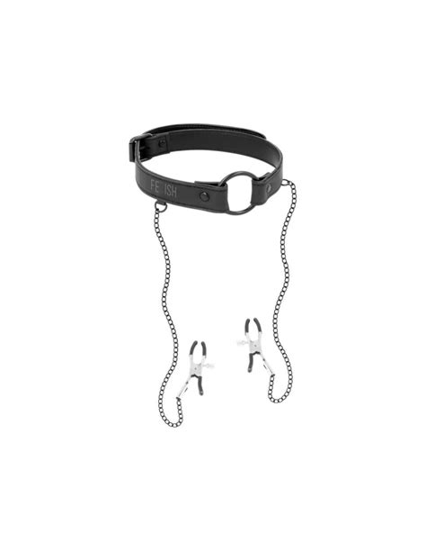 Endlich Ring Gag Mit Nippelklemmen Diskret Online Kaufen Bei Lovox