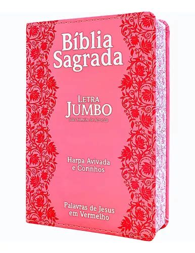 Biblia Jumbo Letra Extra Gigante Harpa Corrigida Feminina Venda Em