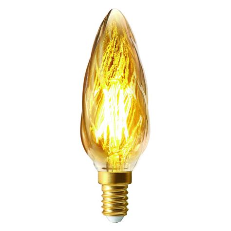 Ampoule Led Flamme Torsad E Ambr E W Dimmable E Girard Sudron