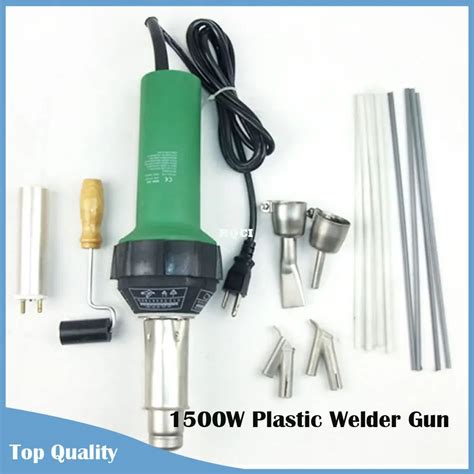 1500w Plastic Welder Gun Hot Air Vinylbonus 2speed Welding Nozzle