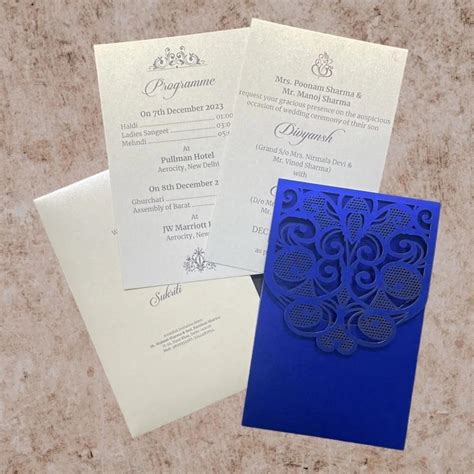 Kl Lasercut Paper Wedding Invitation Card At Rs Piece Laser