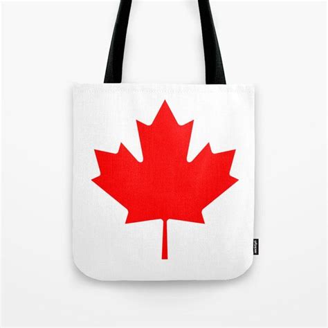 Canadian Maple Leaf Tote Bag Tote Bag Canadian Maple Leaf Bags