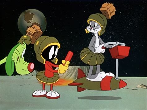 Bugs Bunny Marvin The Martian And K 9 By Maxiethefox2005 On Deviantart