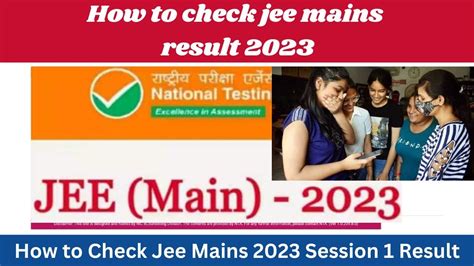 How to check JEE mains result 2023: JEE Main 2023 Cut off | JEE Main ...