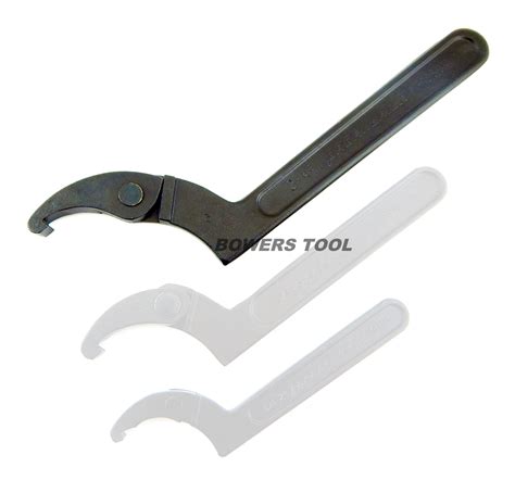 Pro America Kal Tool Adjustable Hook Spanner Wrench 2 to 4-3/4in. MADE