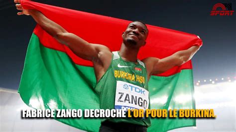 HUGUES FABRICE ZANGO OFFRE AU BURKINA FASO SA PREMIERE MEDAILLE D OR