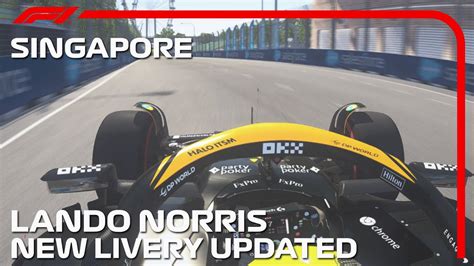 F1 2023 Singapore GP Lando Norris Onboard Lap With New Livery Assetto