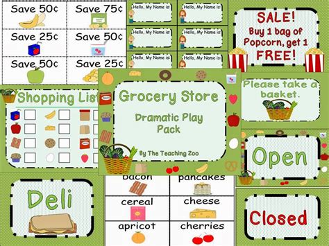 Free Dramatic Play Printables Printable Templates