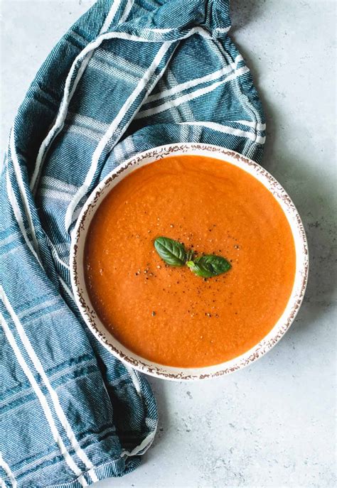 Creamy White Bean And Tomato Soup Easy Deliciousness