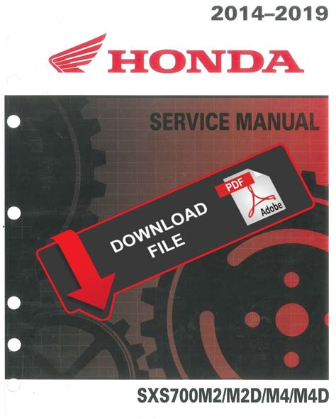 Honda 2016 Pioneer 700 Service Manual