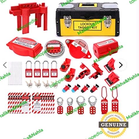 Jual Omgtmd Lock Out Tag Out Kit Lockout Tagout Locks Loto Tags Lockout