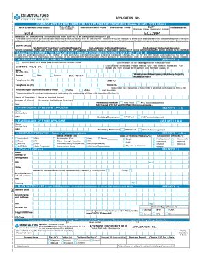 Fillable Online Sanjayverma Application Form Equity Scheme Pmd Sanjay