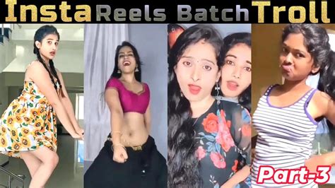 INSTA REELS BATCH TROLL REELS BATCH TELUGU COMEDY FUNNY VIDEOS