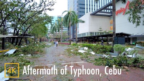 Aftermath Of Typhoon Odette Rai It Park Cebu Philippines K Youtube