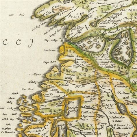 Ancient Map of the Kingdom of Ireland 1670 Very Rare Fine - Etsy