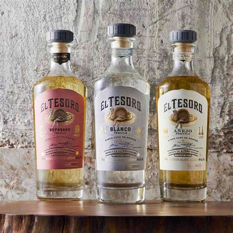 El Tesoro Silver + Reposado + Anejo // Set of 3 - Tequila Duos & Trios ...