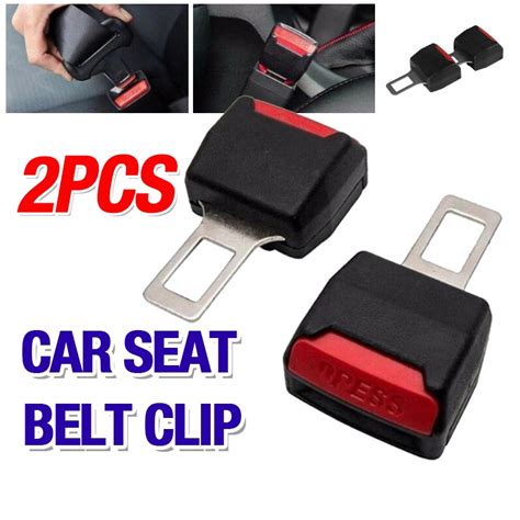 Pcs Car Seat Belt Clip Extender Safety Seatbelt Lock Buckle Plug