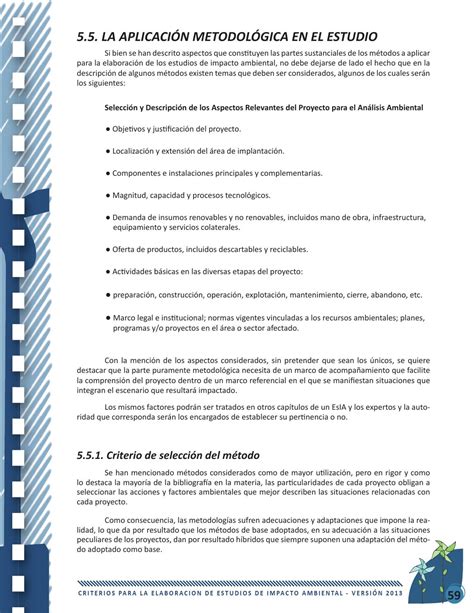 Criterios Para La Elaboración De Estudios De Impacto Ambiental By