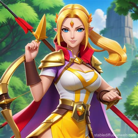 Clash Of Clans Archer Queen Stable Diffusion Online