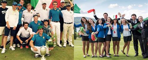 Gli Amateur Italiani Sul Tetto D Europa Federgolf