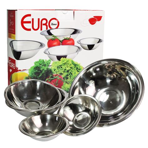 Conjunto Bowl Em A O Inox Tigela Multiuso Cozinha Pote Submarino