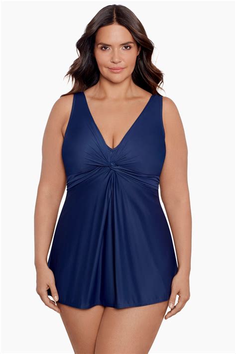 Miraclesuit Plus Size One Piece Must Haves Marais Swim Dress