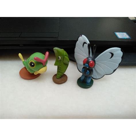 Pokemon Tomy Figures Caterpie Metapod Butterfree Shopee Malaysia