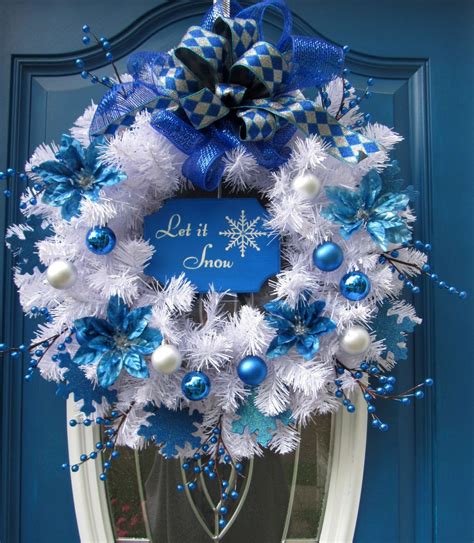 10+ Blue And White Christmas Wreath