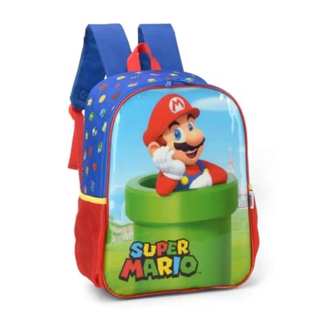 Suprema Acess Rios Mochila Super Mario Azul