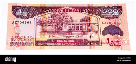 1000 Somali Shilings The National Currency Of Somalia Stock Photo Alamy