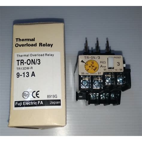 Thermal Overload Relay Tr On A Fuji Electric Shopee Thailand