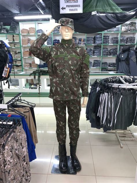 Kit calça e camisa camuflada novo modelo do uniforme de combate