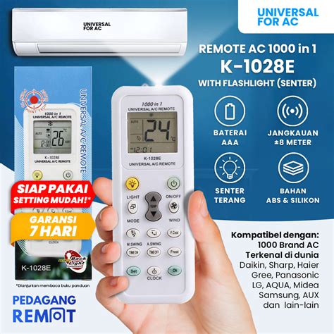 Jual Remote Ac Universal Semua Merk Ac Remot Ac Multi Universal K