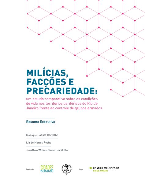Resumo executivo - Milícias, facções e precariedade | Heinrich Böll