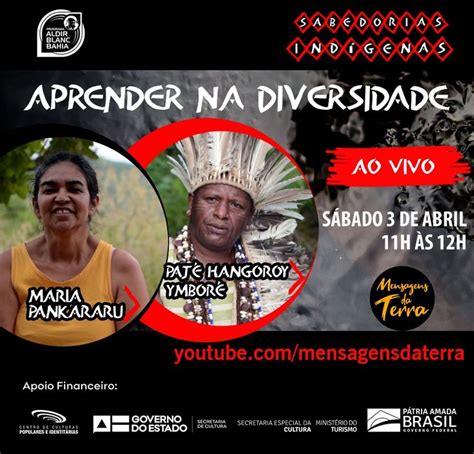 #LeiAldirBlanc - “Sabedorias Indígenas em Ação” lança primeira ... 