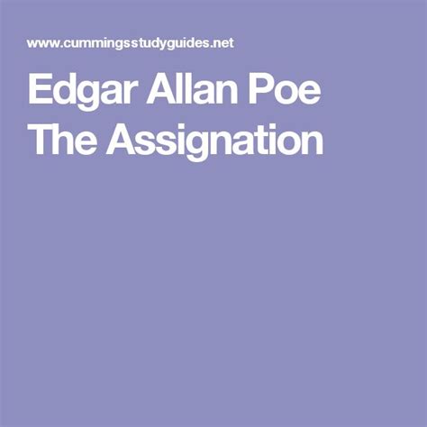 Edgar Allan Poe The Assignation Poetry Foundation Edgar Allan Poe Poe