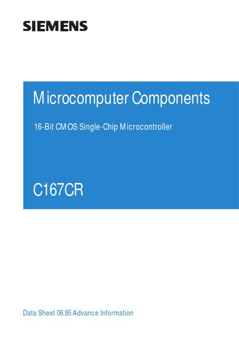 C167CR Datasheet Pdf Infineon Technologies