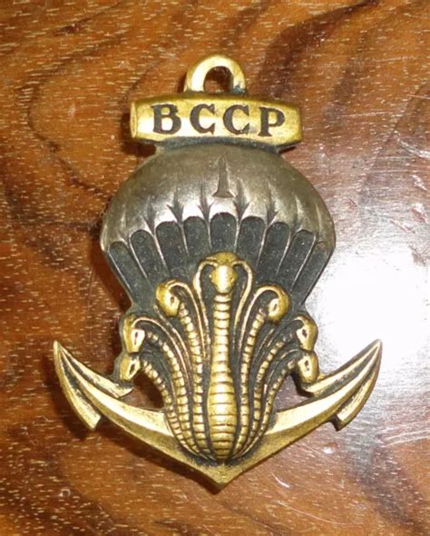 INSIGNE ANCIEN BÉRANGER 1 BCCP Indochine Bat Colonial Commando