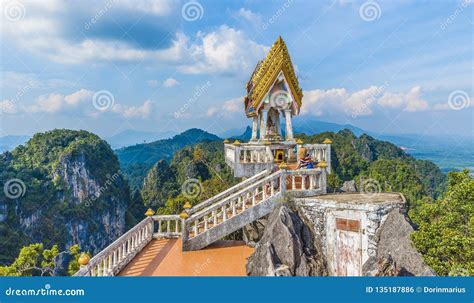 The Top Of Tiger Cave Temple Wat Tham Suea Krabi Region Thailand