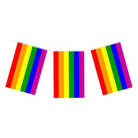 Lgbtq Gay Pride Rainbow Flag Bunting 7m Partyrama