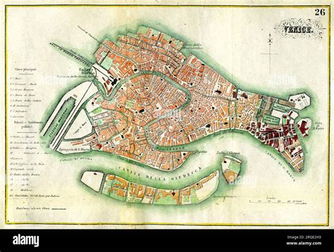 Venice historical map hi-res stock photography and images - Alamy