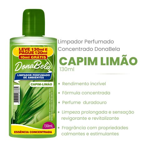 Limpador Perfumado Concentrado Donabela Capim Lim O Ml Novo Frescor