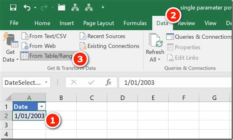 Pass An Excel Parameter To Power Query Excelerator BI