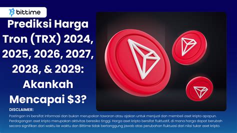 Tron TRX Price Predictions 2024 2025 2026 2027 2028 2029 Will