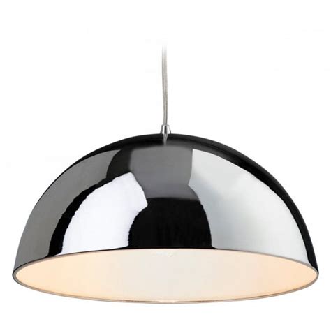 Firstlight 8622CHWH Bistro Single Light Ceiling Pendant In Polished