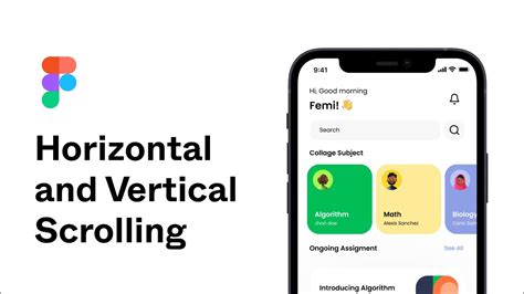 Horizontal And Vertical Scroll In Figma Scrolling In Figma Explained